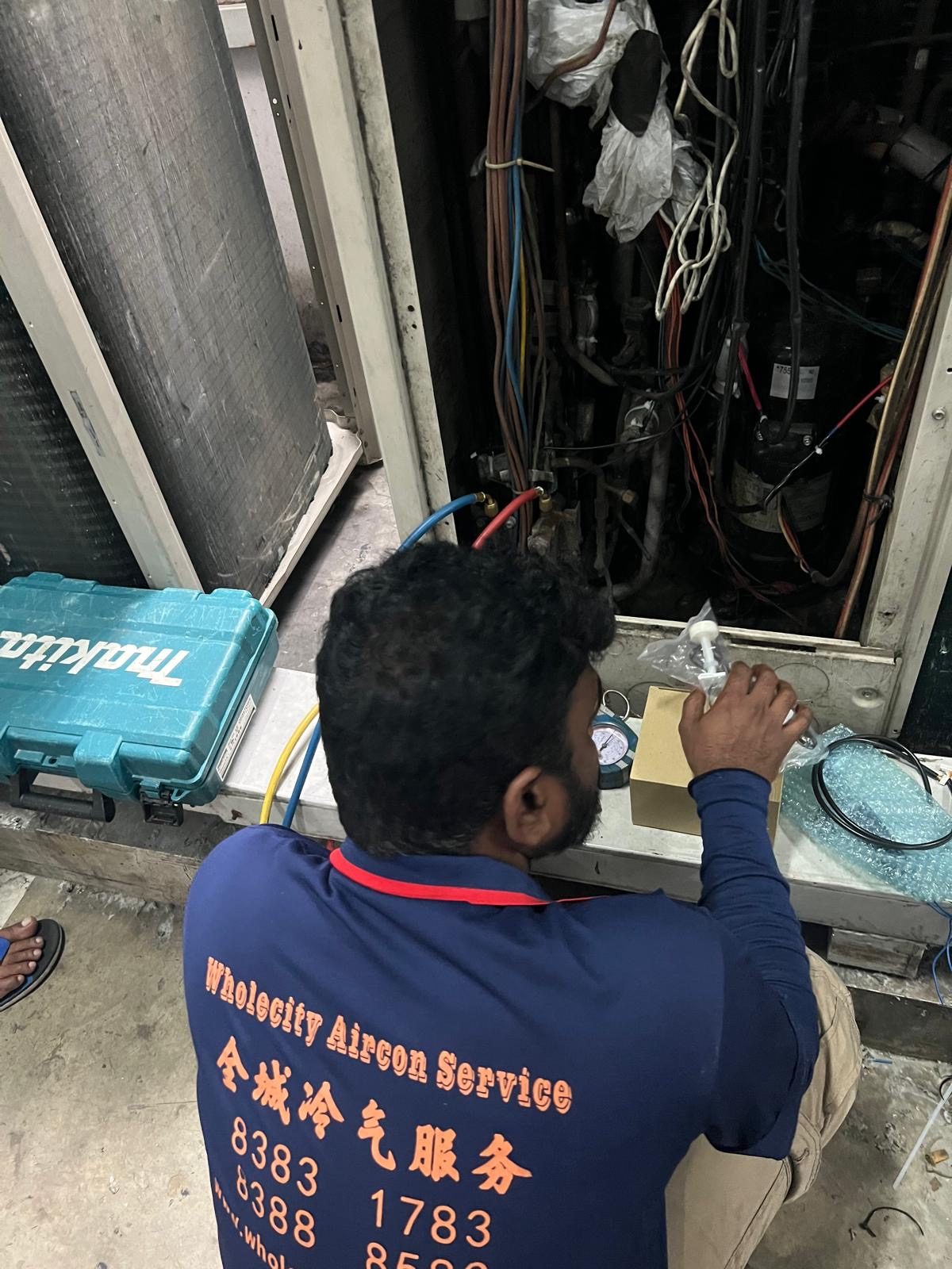 Whole City Aircon Service Pte Ltd completed work